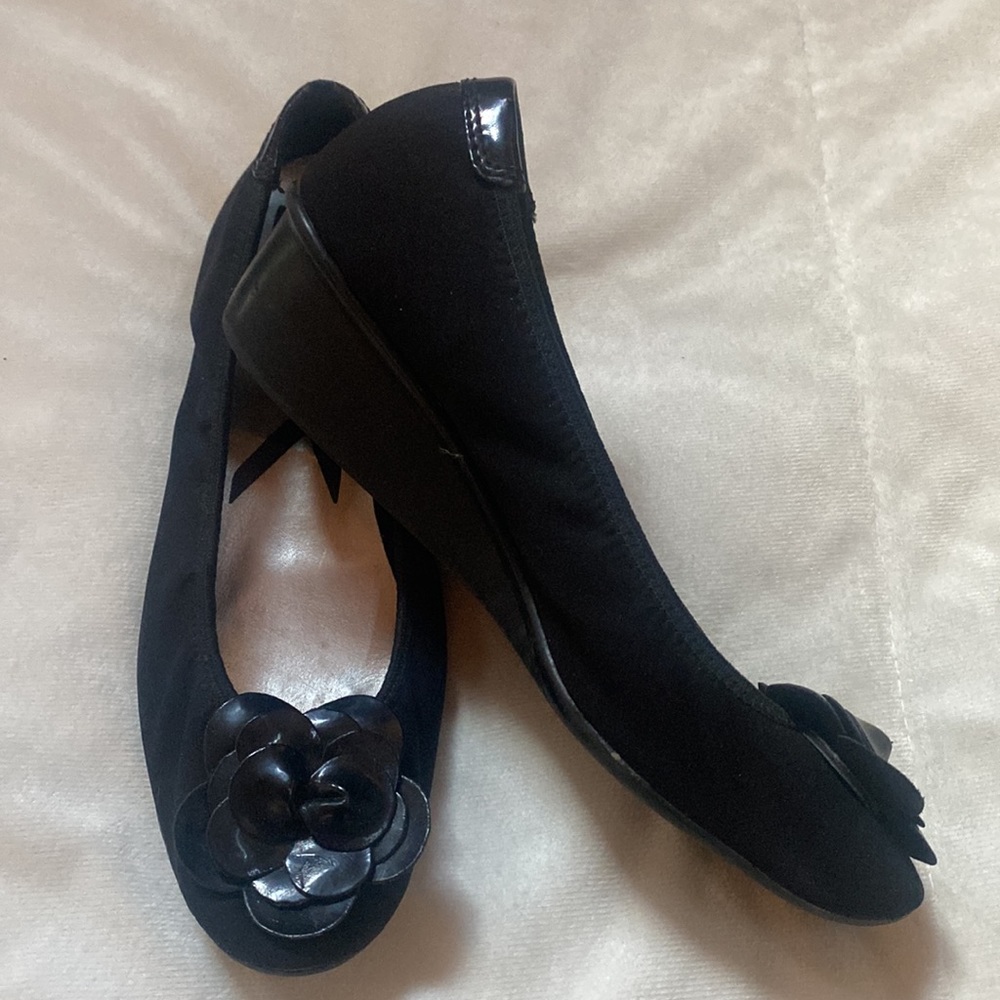 Anne Klein Sport low wedge slip-on shoes